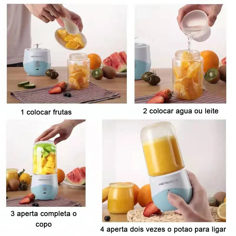 Mini Liquidificador Portátil